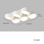 Lykke – Nordic Honeycomb Style LED Ceiling Lamp for Modern, Geometric Lighting Kozyled