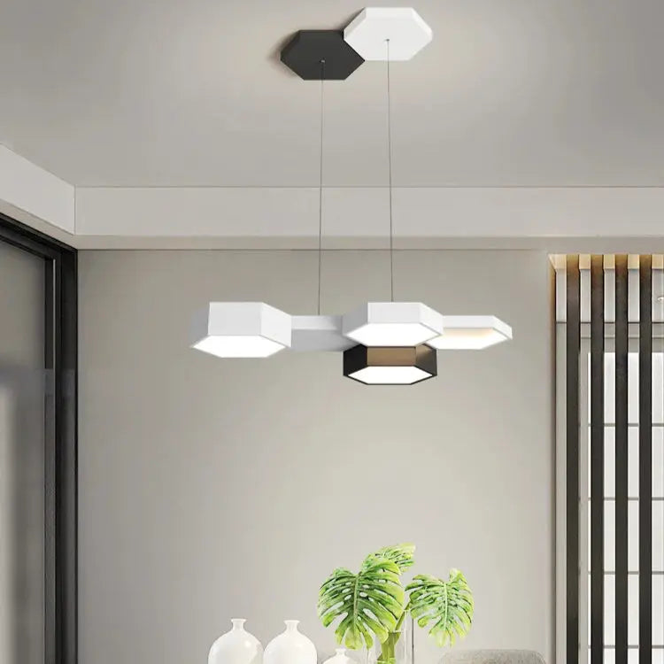 Finn – Modern Honeycomb Dimmable LED Ceiling Lamp for Stylish Ambient Lighting Kozyled