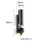 Mia – Postmodern Adjustable Head LED Wall Lamp for Versatile Lighting Kozyled