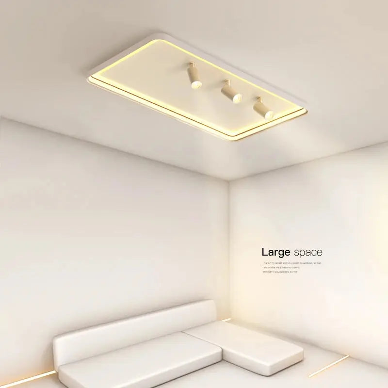 Sigrid – Nordic Minimalist LED Ceiling Lamp with Adjustable Spotlight for Modern Spaces Kozyled