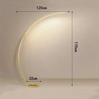Nils – Modern Scandinavian Arc-Shaped Dimmable LED Floor Lamp Lampasa.com