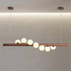 Danby – Nordic Wooden and Glass Ball LED Pendant Lamp for Warm, Modern Decor Kozyled