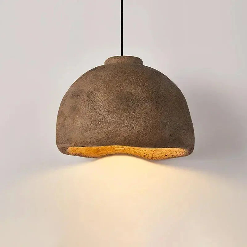 Tamiko – Handmade Japanese Wabi-Sabi LED Pendant Light for Tranquil, Minimalist Spaces Kozyled