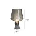 Jens – Modern Italian Blown Glass LED Table Lamp with Sleek Design Kozyled