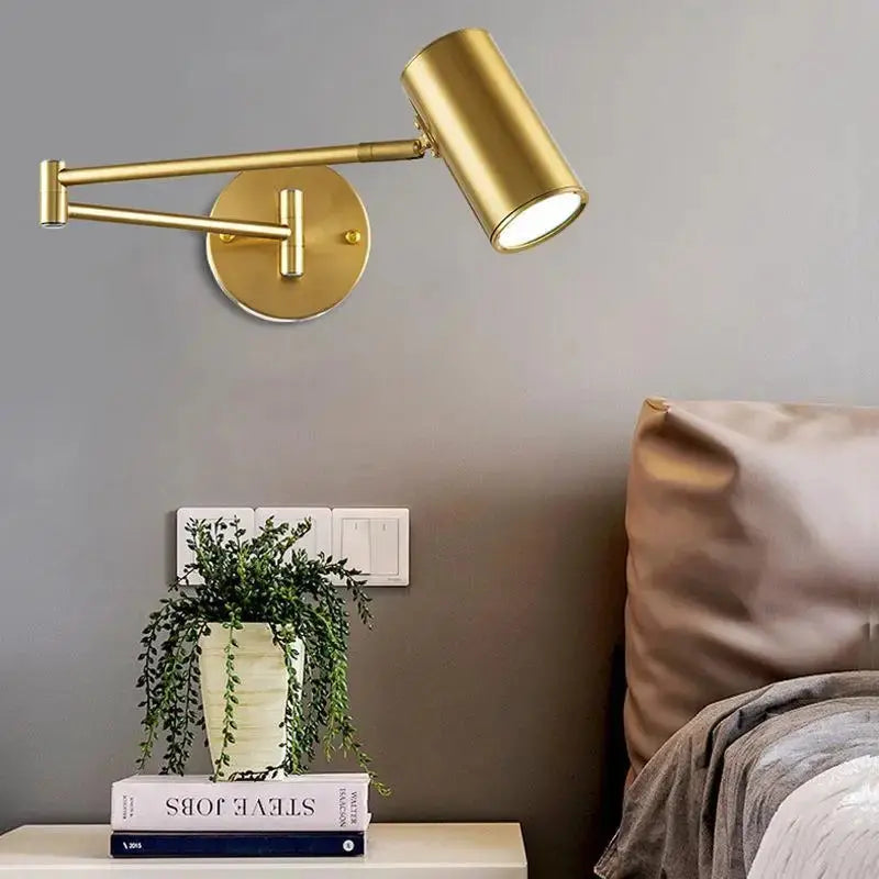 Vigi – Modern Adjustable Long Arm LED Wall Lamp Series for Versatile Lighting Kozyled