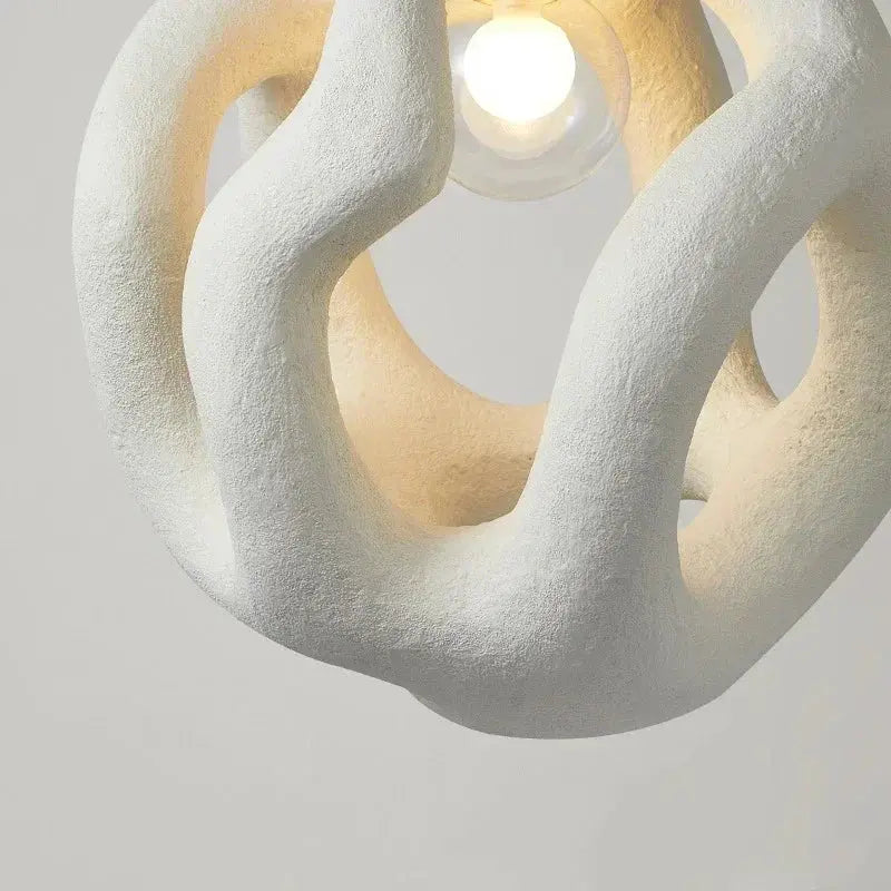 Misaki – Unique Handmade Japanese Wabi-Sabi LED Pendant Light for Tranquil, Minimalist Interiors Kozyled