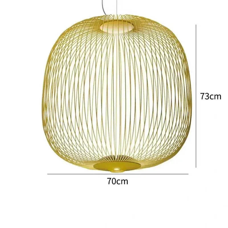 Dagmar – Designer Birdcage Dimmable Pendant Lamp for Unique, Stylish Lighting Kozyled