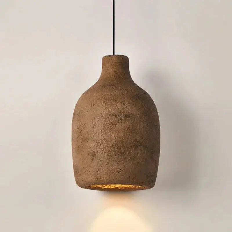 Satoko – Handmade Japanese Wabi-Sabi LED Pendant Light for Calm and Minimalist Interiors Kozyled
