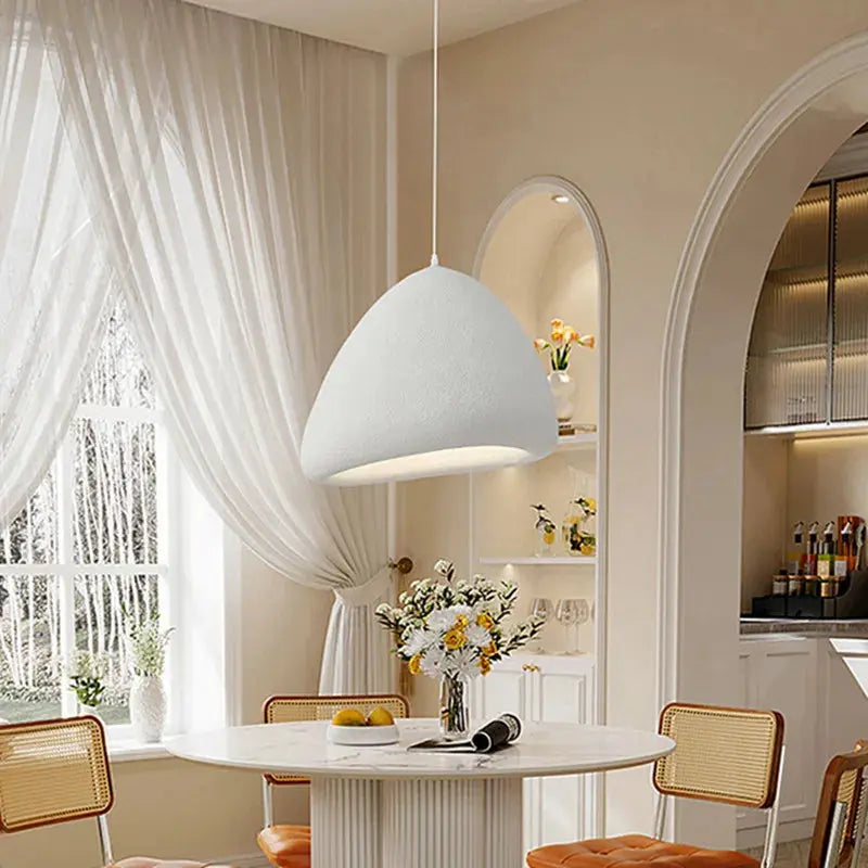 Yuko – Handmade Japanese Wabi-Sabi LED Pendant Light for Natural and Minimalist Interiors Kozyled