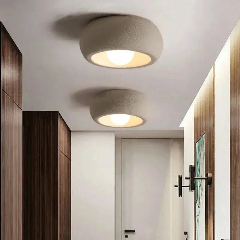 Nara – Japanese Wabi-Sabi LED Ceiling Lamp Lampasa.com
