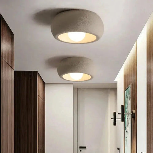 Nara – Japanese Wabi-Sabi LED Ceiling Lamp Lampasa.com