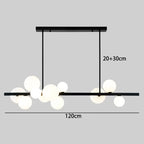Alvin – Modern LED Pendant Light with Metal and Glass Design for Dining Tables and Bars Kozyled.com