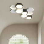 Finn – Modern Honeycomb Dimmable LED Ceiling Lamp for Stylish Ambient Lighting Kozyled