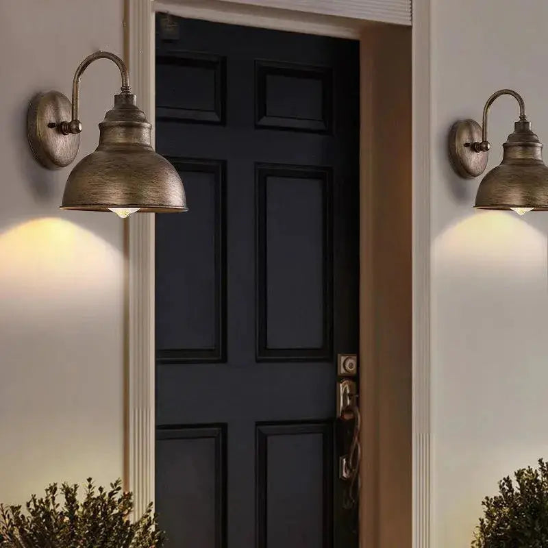 Elinor – Industrial Retro Outdoor IP65 Wall Lamp for Durable Vintage Lighting Kozyled