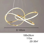 Ashild – Nordic Modern Geometric Line Dimmable LED Pendant Lamp for Sleek Interiors Kozyled