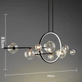 Nenna – Modern LED Pendant Light with Metal and Glass Design for Dining Tables and Bars Kozyled.com