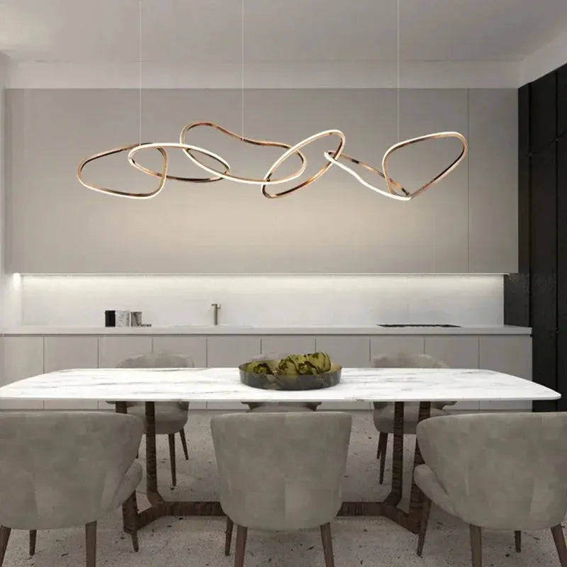 Edda – Creative Circular Dimmable LED Pendant Light for Dining Tables and Bars Kozyled.com