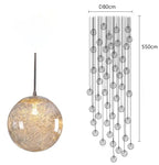 Celestia – Luxury Modern Dimmable LED Staircase Chandelier Lampasa.com