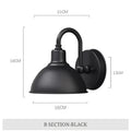 Elinor – Industrial Retro Outdoor IP65 Wall Lamp for Durable Vintage Lighting Kozyled