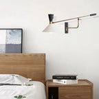 Saga – Nordic Adjustable Long Arm LED Reading Wall Lamp for Cozy Spaces Kozyled