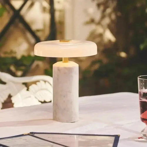 Nova – Contemporary Marble LED Desk Lamp Lampasa.com