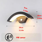 Annalise – Modern Waterproof IP65 Outdoor Motion Sensor LED Wall Lamp for Secure Lighting Kozyled