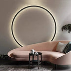 Luna – Modern Minimalist Dimmable LED Ring Wall Lamp for Sleek, Ambient Lighting Kozyled