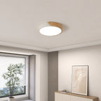 Aren – Modern LED Ceiling Lamp with Wooden Edge for Warm, Stylish Lighting