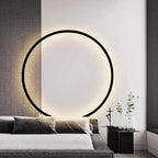 Luna – Modern Minimalist Dimmable LED Ring Wall Lamp for Sleek, Ambient Lighting Kozyled