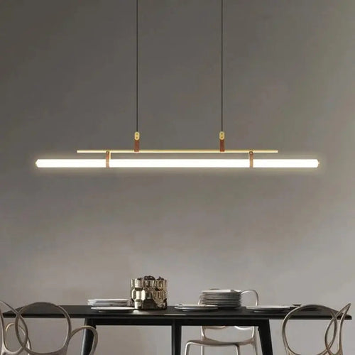 Nilsson – Dimmable Modern LED Pendant Light with Long Tube Design for Dining Tables and Bars Kozyled.com