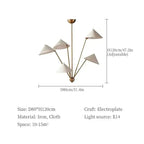 Riko – Japanese Wabi-Sabi Multi-Head LED Pendant Light for Artistic Minimalist Interiors Kozyled